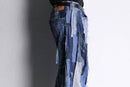 ''Re:make'' patchwork design wide pants