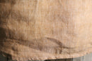 coral color linen L/S shirt