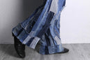 ''Re:make'' patchwork design wide pants