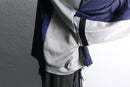 ''Re:make'' navy over size track jacket