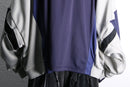 ''Re:make'' navy over size track jacket