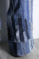 ''Re:make'' patchwork design wide pants