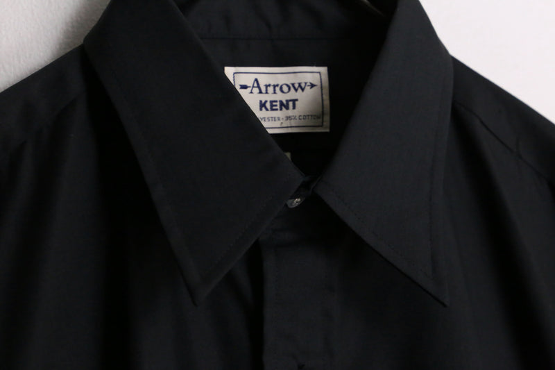 70’s "Arrow" black dress shirt