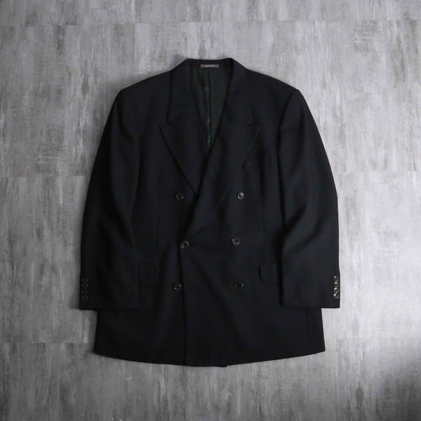 1990s Calvin Klein 6B double breasted tailored jacket
