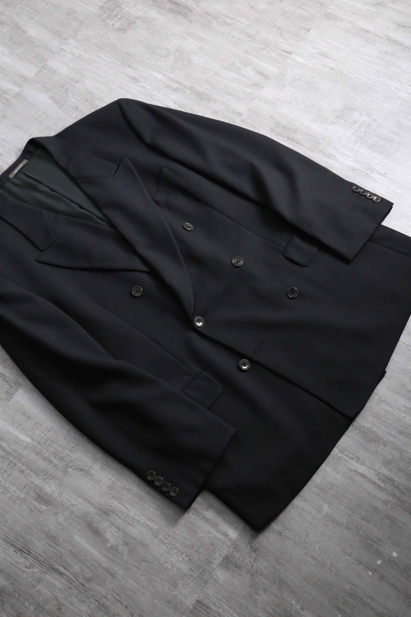 1990s Calvin Klein 6B double breasted tailored jacket