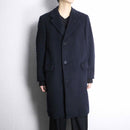 "Aquascutum" cashmere mix navy wool coat