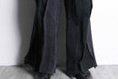 ''Re:make'' wide black denim pants