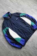 90s “GIVENCHY”color block nylon jacket