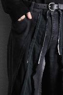 ''Re:make'' wide black denim pants