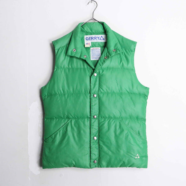 green color down vest