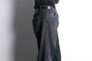 ''Re:make'' wide black denim pants