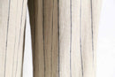 Ivory stripe relax wide pants