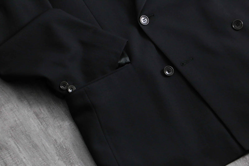 1990s Calvin Klein 6B double breasted tailored jacket