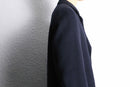 "Aquascutum" cashmere mix navy wool coat