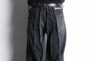 ''Re:make'' wide black denim pants