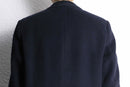 "Aquascutum" cashmere mix navy wool coat