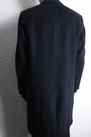 "Aquascutum" cashmere mix navy wool coat