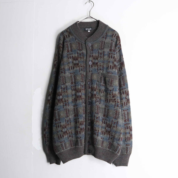 "Thomas Lloyd" green color total pattern cardigan