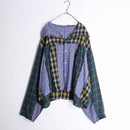 ”Re:make”  asymmetry docking shirt hoodie