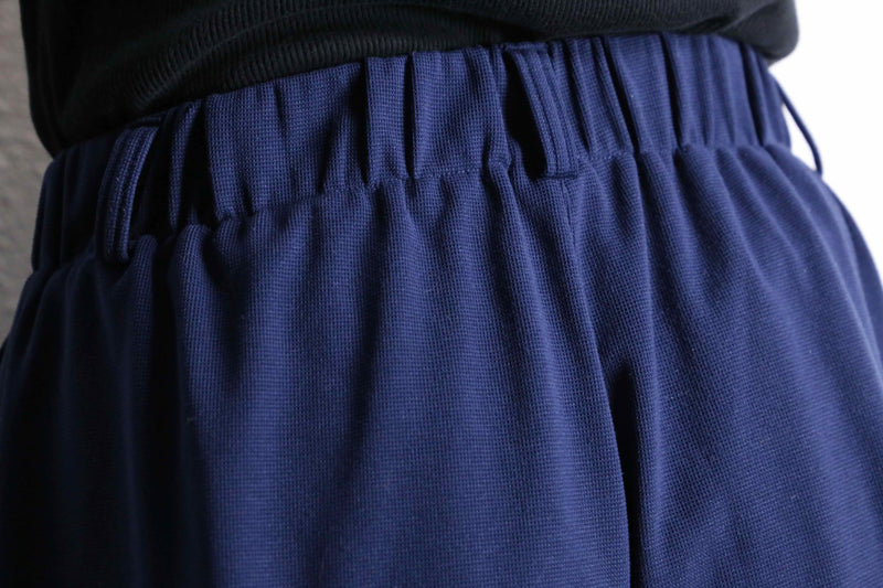 blue 2tuck wide straight easy pants