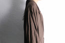 brown color linen gown
