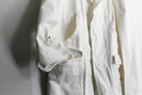 "Marithé François Girbaud" white stitch design tailored jacket