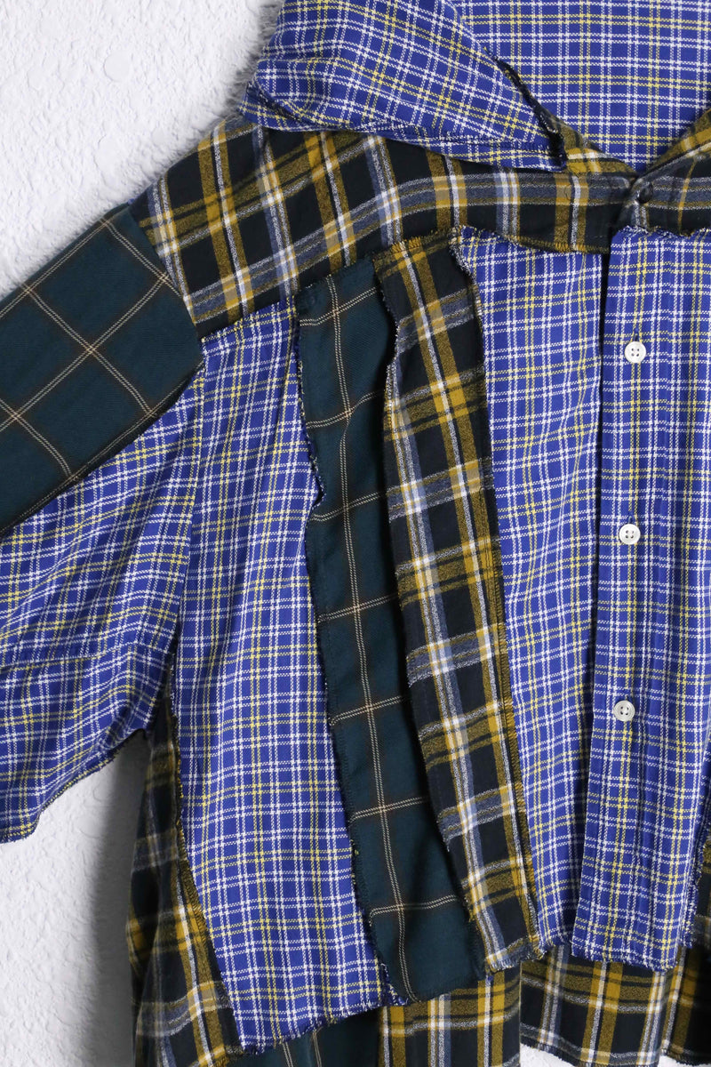 ”Re:make”  asymmetry docking shirt hoodie