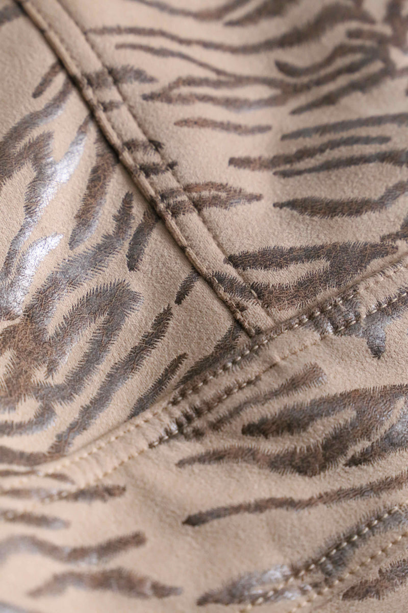 tiger stripe short length jacket