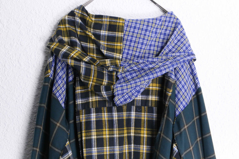 ”Re:make”  asymmetry docking shirt hoodie