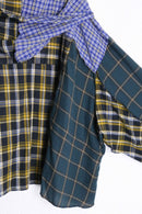 ”Re:make”  asymmetry docking shirt hoodie