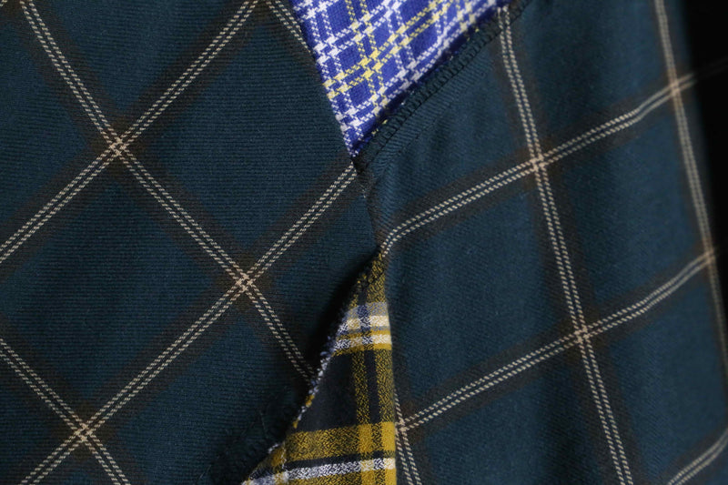 ”Re:make”  asymmetry docking shirt hoodie