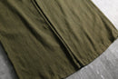 2000s olive linen baggy easy pants