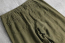 2000s olive linen baggy easy pants