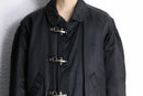"schott" black fireman jacket