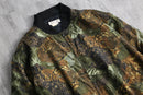 feline mix pattern silk blouso￼