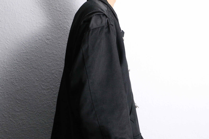 "schott" black fireman jacket