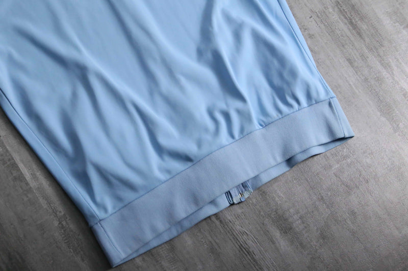 1970s vintage adidas ATP light blue jog top