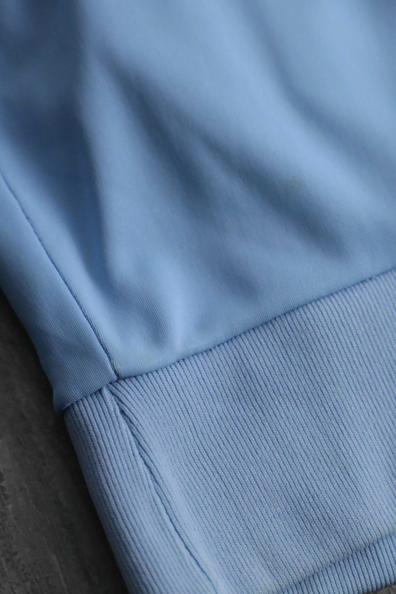 1970s vintage adidas ATP light blue jog top