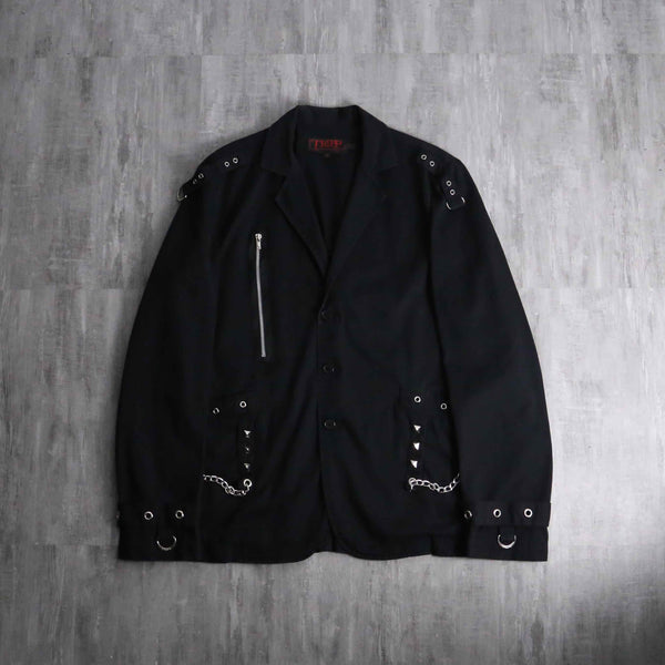 1990s TRIPP NYC bondage 3B cotton tailored jacket