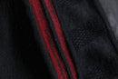 “BAGAZIO” leather panel 3d knit sweater