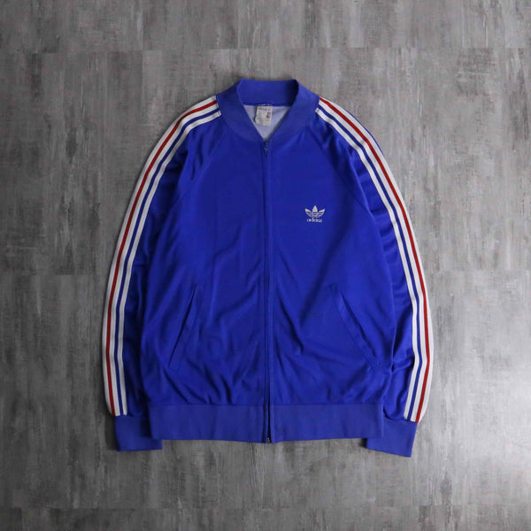 1970s vintage adidas ATP tricolore jog top made in France