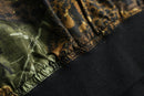 feline mix pattern silk blouso￼