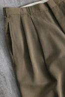 1990s 2tuck rayon wide slacks