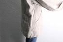 ivory linen skipper hoodie shirt