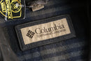 “COLUMBIA” dark brown real leather jacket