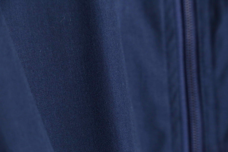 navy check reversible blouson