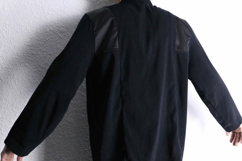 black color switch design poly shirt