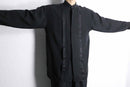 1990’s “PRONTI” pattern mix collarless L/S shirt