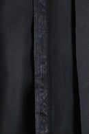 1990’s “PRONTI” pattern mix collarless L/S shirt