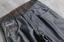 2000s SANCEZZ baggy metallic denim shorts